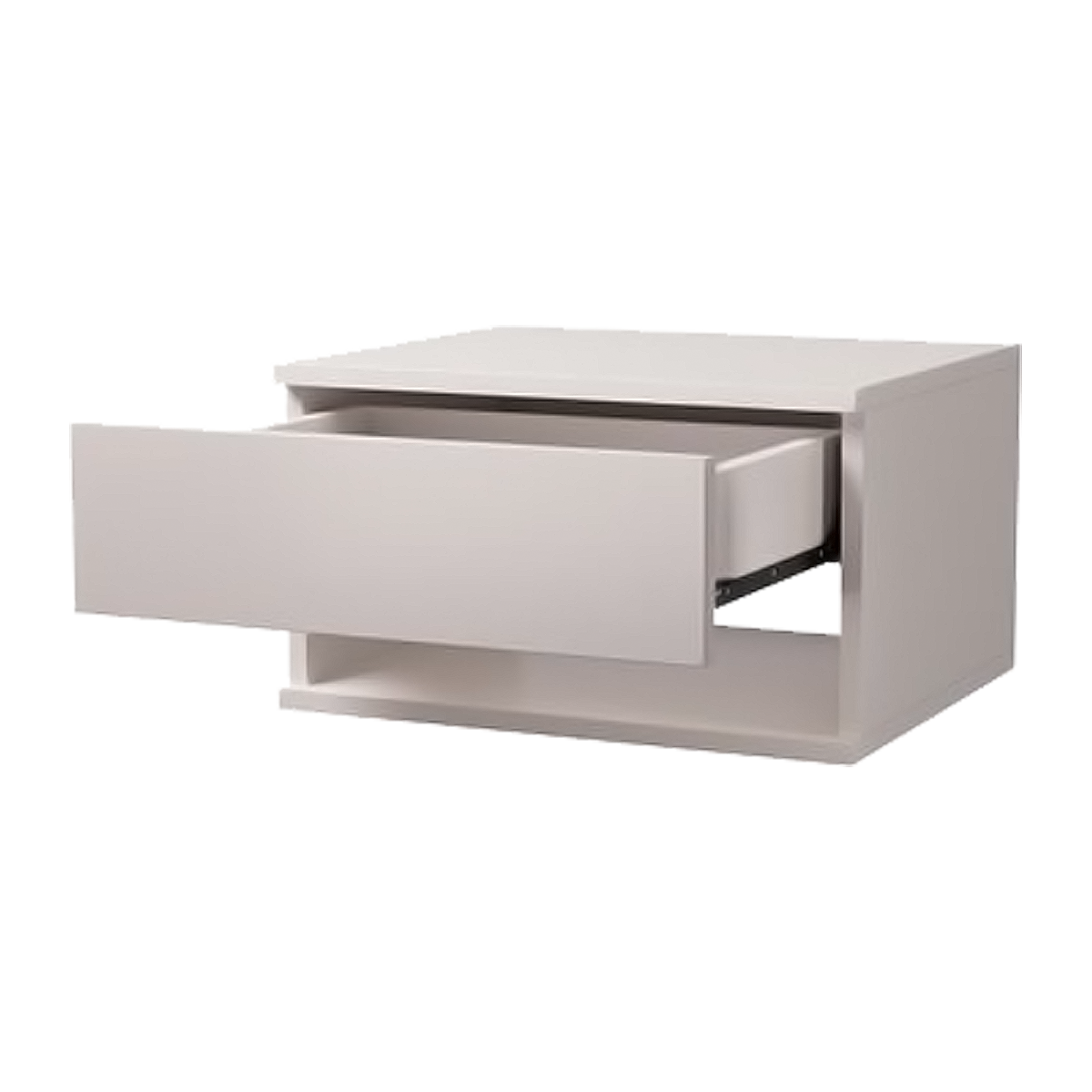 Mesa de luz flotante blanca