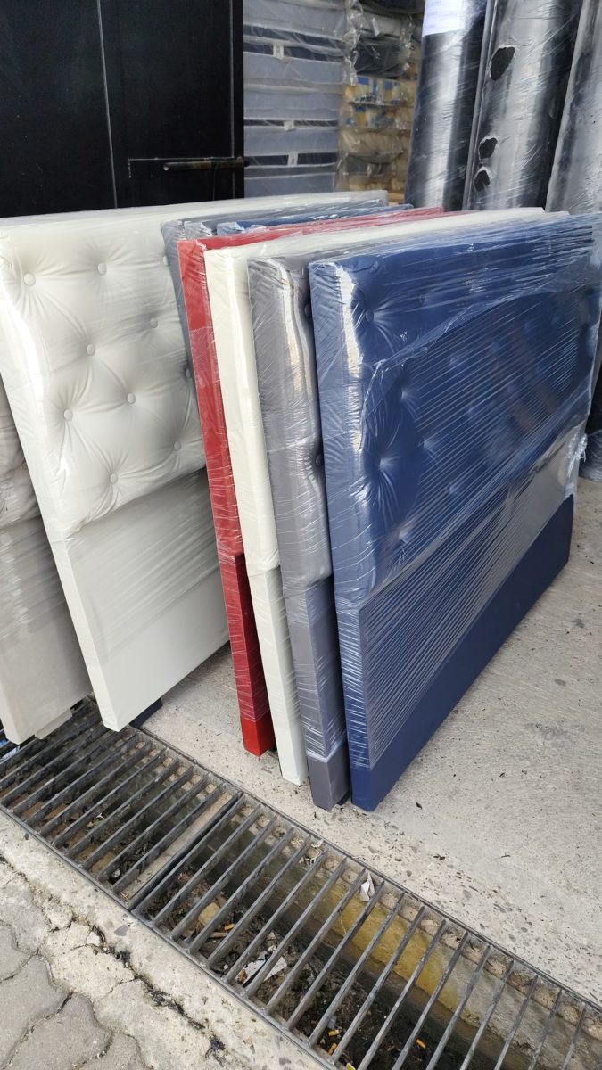 Respaldos de sommier 2 plazas disponibles en varios colores: negro, beige, gris, bordó y azul