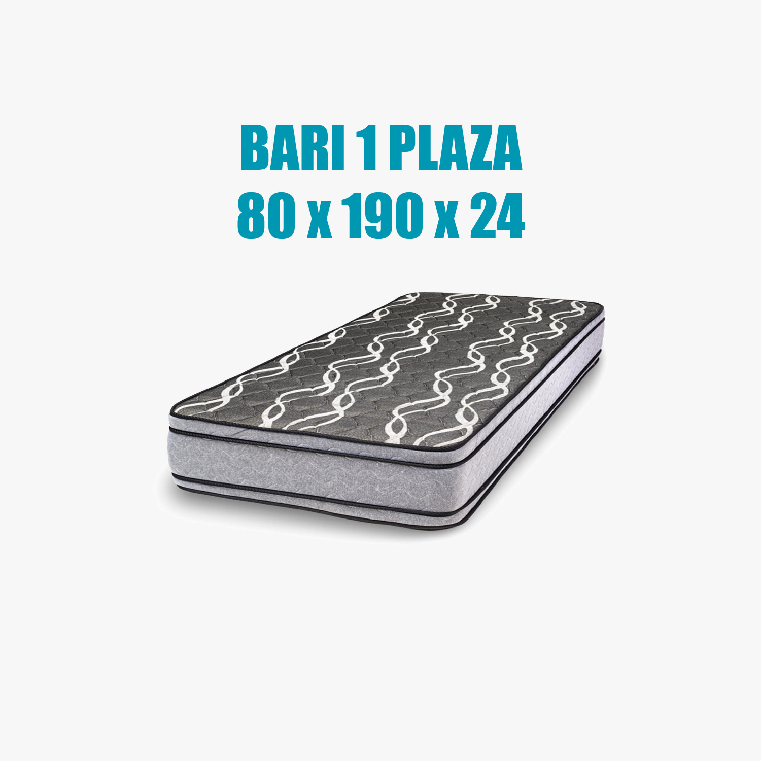 Colchon Bari 80 x 190 x 24cm