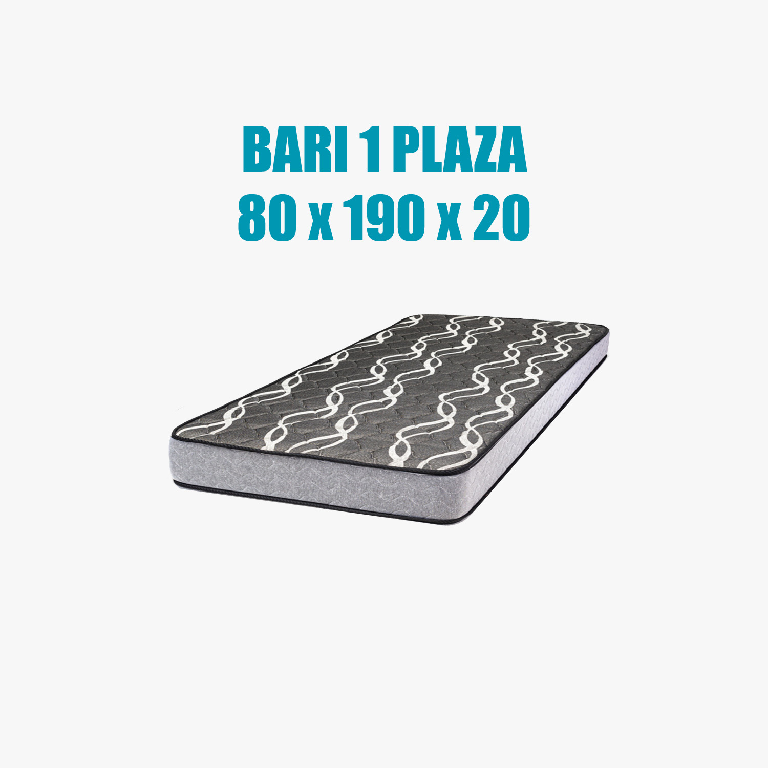 Colchon Bari Gala 80 x 190 x 20cm espuma