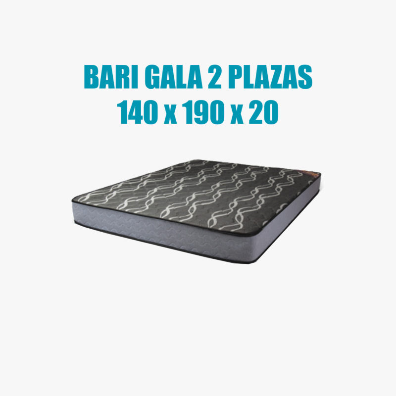 Colchón Bari espuma 2 Plazas 140 x 190 x 20