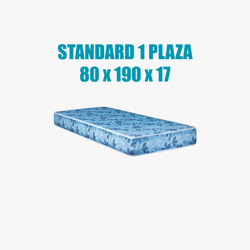 Colchon Standard 80 x 190 x 17cm 1 plaza