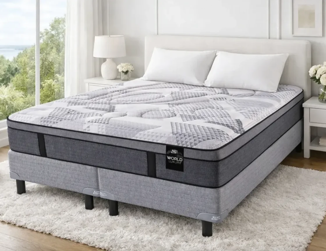 sommier y colchon king koil luxury pocket 160x200